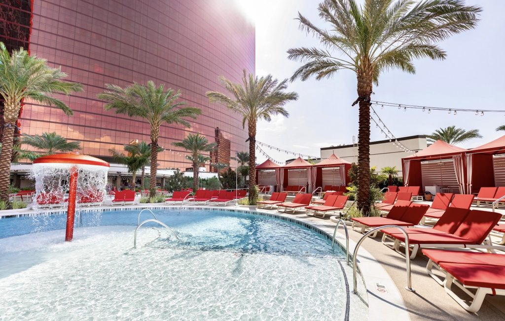 Resorts World pool area - Las Vegas - USA