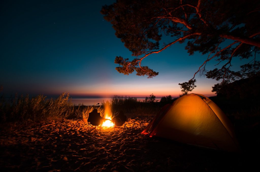 Telt - Strand - Camping - Overnatting - Estland