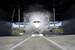 MSG Aviation -Vaskehall for fly - miljøvennlig flyvask