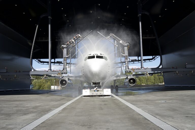 MSG Aviation -Vaskehall for fly - miljøvennlig flyvask