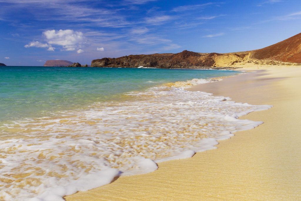 Playa de las Conchas - Strand - La Graciosa - Lanzarote - Kanariøyene - Spania