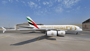 Emirates - 50 års - jubileum - Livery