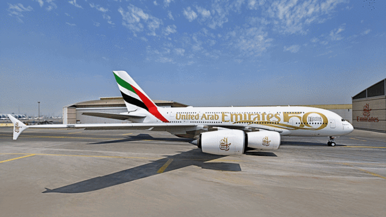 Emirates - 50 års - jubileum - Livery