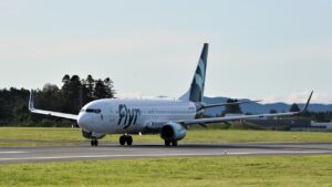 Flyr - Boeing 737-800 - Bergen lufthavn Flesland - Første landing - 16. august 2021