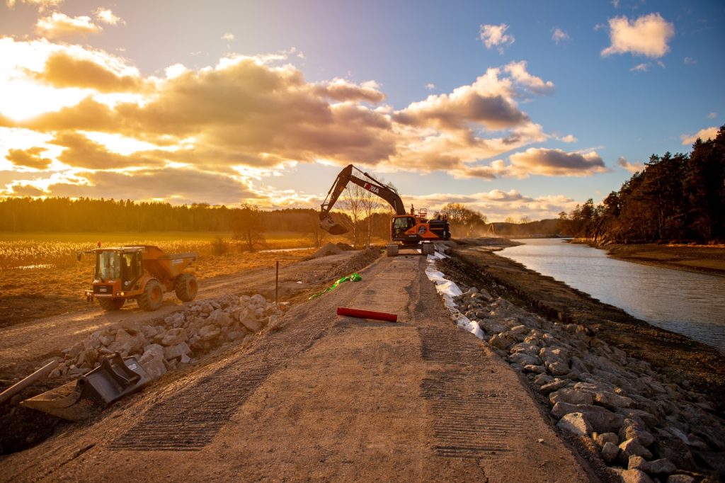 Oppgradering - Renovering - Arbeider - Göta kanal - Sverige