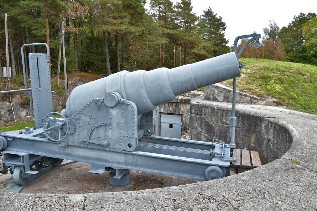 Veisvingbatteri - Oscarsborg festning - Drøbak - Oslofjorden