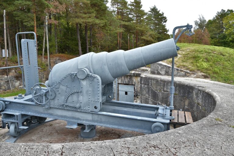 Veisvingbatteri - Oscarsborg festning - Drøbak - Oslofjorden