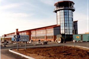 Tårn - terminalbygg - Jönköping Airport - Flygplats - Sverige