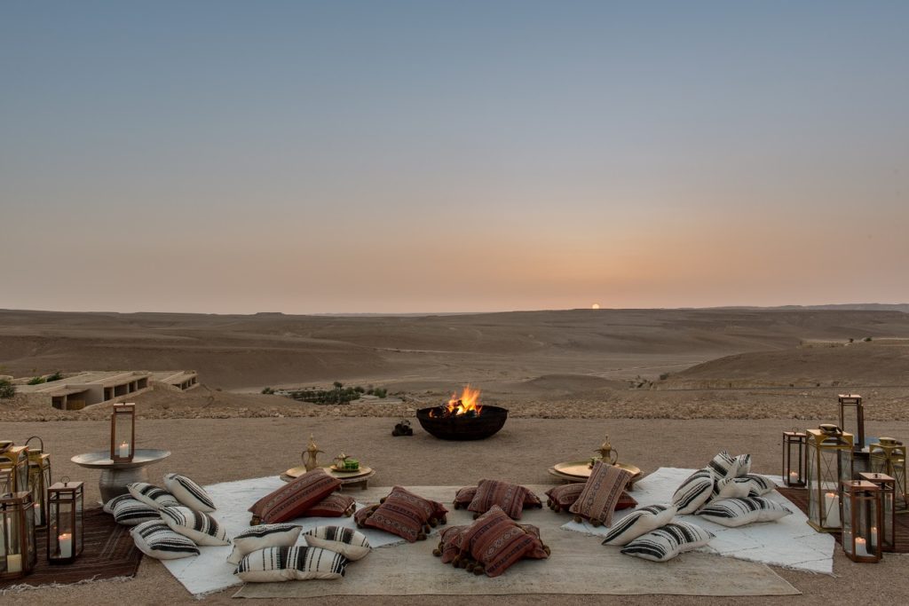 På picnic i ørkenen - Six Senses Shaharut - Negev - Israel