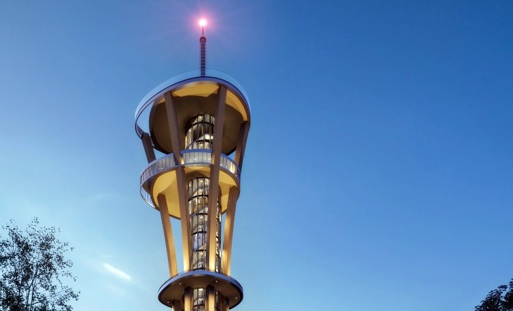 Rhineland Tower K1 - Utsiktstårn - Kerpen - Nordrhein-Westfalen - Tyskland