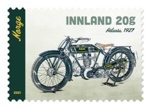 Atlanta - Motorsykkelfrimerker - Posten - Norge