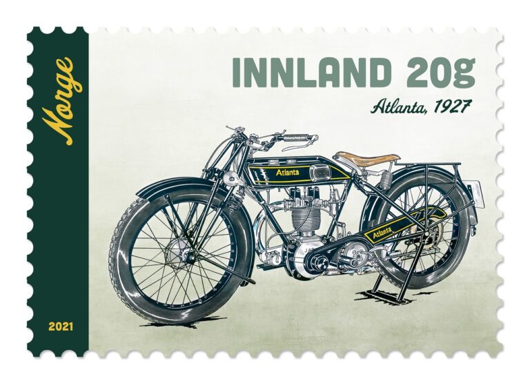 Atlanta - Motorsykkelfrimerker - Posten - Norge