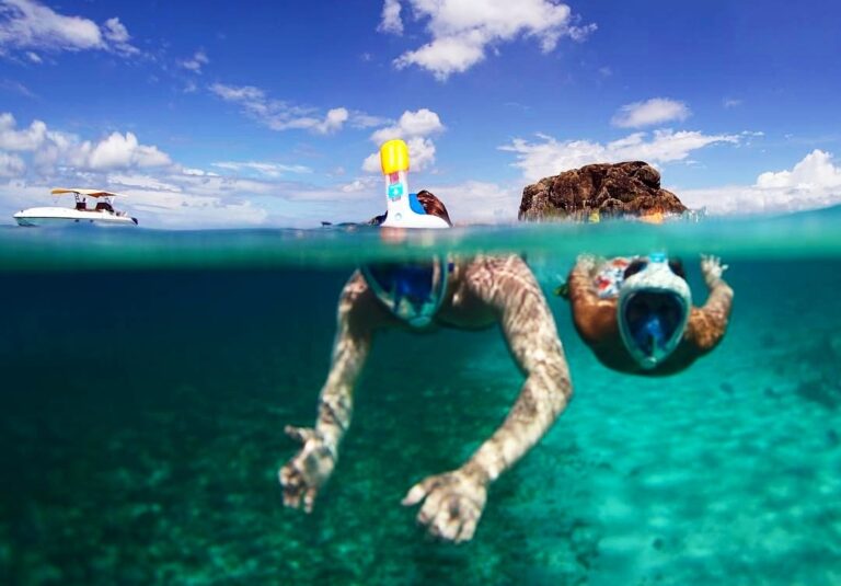 Snorkling - vannsport - bading - Saint Martin - Karibia - Related.dk