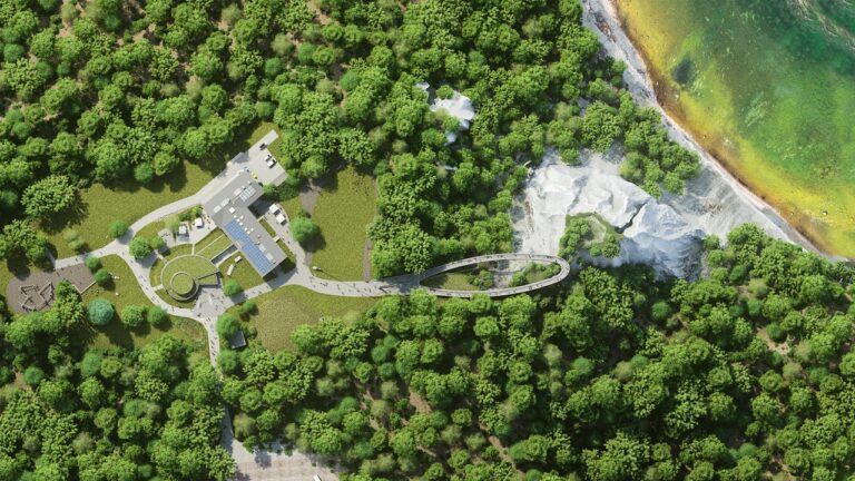 Königsweg - Utkikksplattform - Königsstuhl - Sassnitz - Mecklenburg-Vorpommern - Tyskland