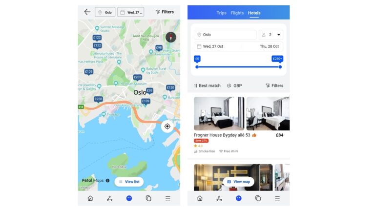 Apper - Hotelssøk - trivago - Huawei - ny teknologi