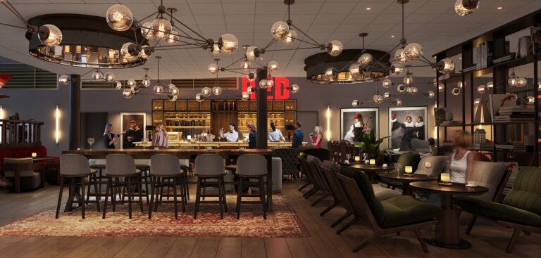 Skisse - bar - Radisson RED Oslo Airport