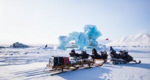 Ving - Hundespann - Snø - Is - Svalbard - Spitsbergen
