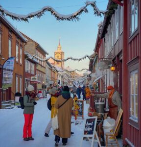 Julestemning - Røros - Bergstaden - Trøndelag fylke