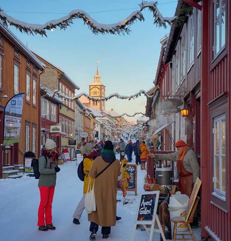 Julestemning - Røros - Bergstaden - Trøndelag fylke