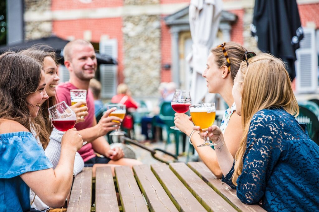 Øl - Kultur - Utendørs - Bryggerier - park - Flandern - Belgia
