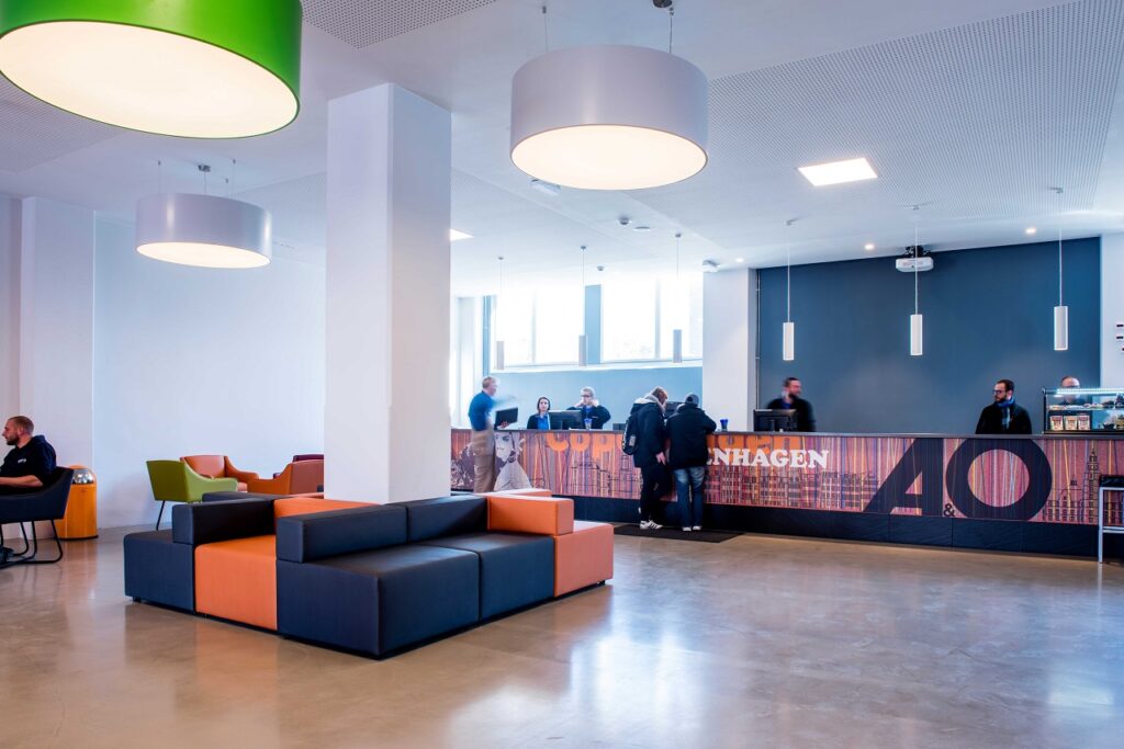 Indtjekning - a&o Hostels -Nørrebro - København - Danmark