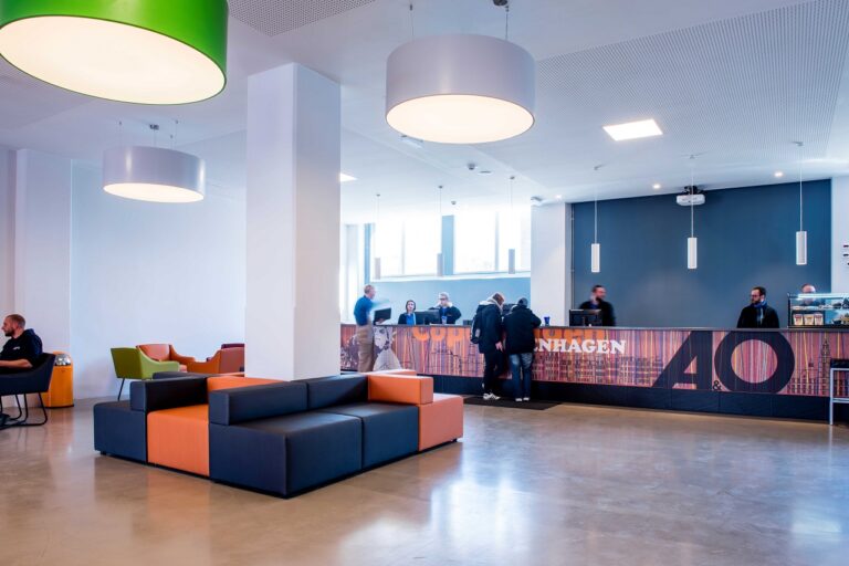Indtjekning - a&o Hostels -Nørrebro - København - Danmark