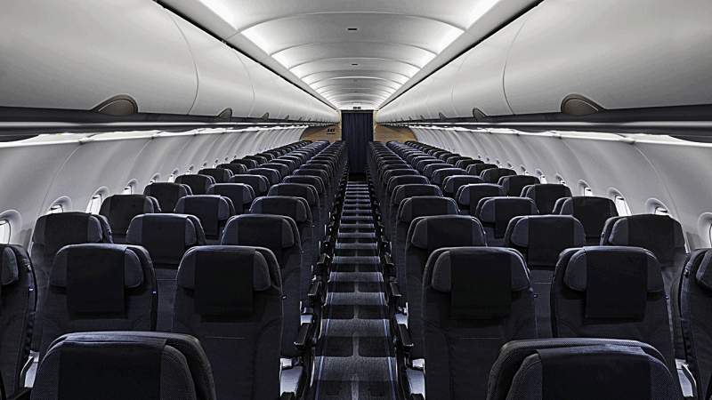 Bildestrøm: SAS - A321 Long Range - Rutestart - Desember 2021