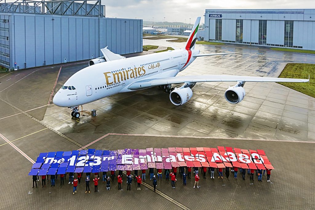Emirates - A 380 nr. 123 - Siste Superjumbo