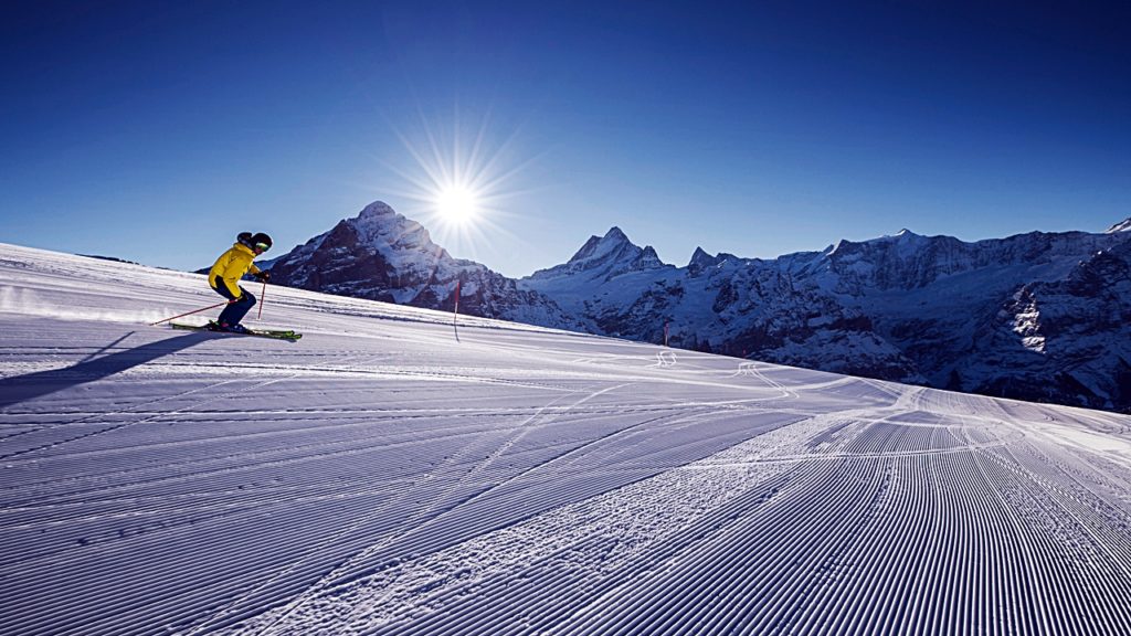 Skiløper - Alpinist - Oberjoch - Grindelwald - Sveits