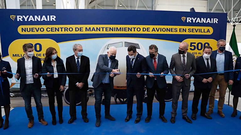 Ryanair - nytt flyverksted - Sevilla - Spania - desember 2021