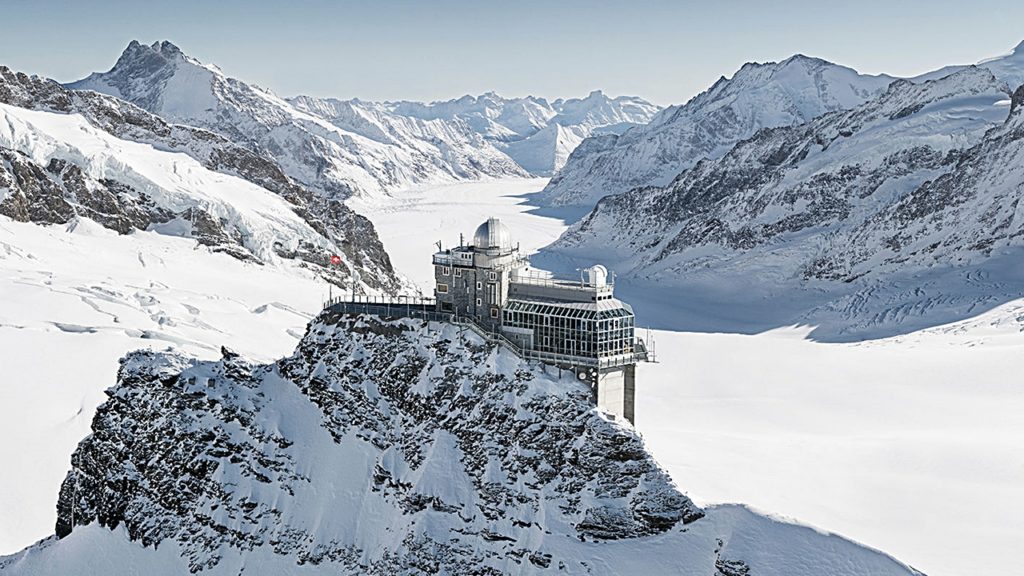 Sphinx Aletschgletscher - Top of Europe - Jungfraujoch - Grindelwald - Sveits