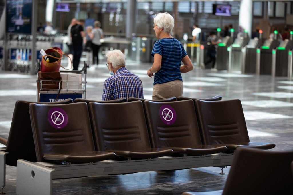 Avinor - Flyplass - FGlypassasjerer - venting - Sikkerhetskontroll