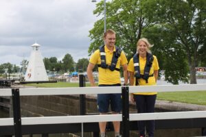 Slussvärdar på Göta kanal - Sverige