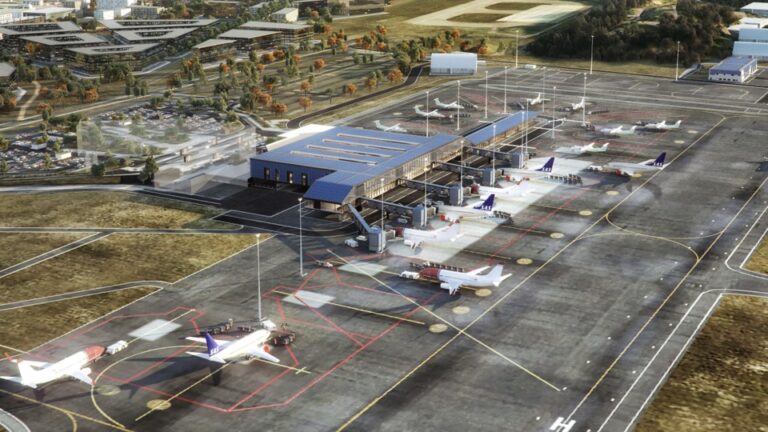 Nye Bodø lufthavn - Avinor - Illustrasjon