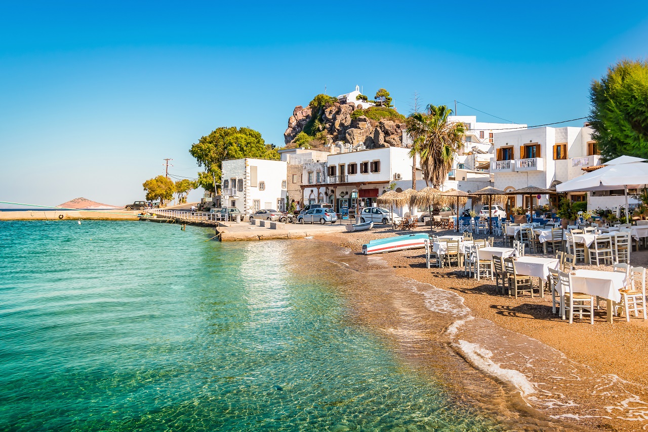 Skala - Strand, landsby og havn - Patmos - Hellas - Apollo