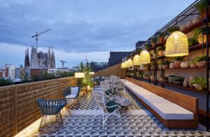 Rooftop - Takterrasse - Radisson Blu Hotel, Barcelona Sagrada Familia - Barcelona - Katalonia - Spania