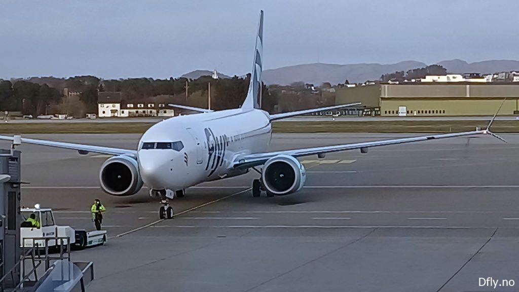 Boeing 737-8 - Flyr - Stavanger lufthavn