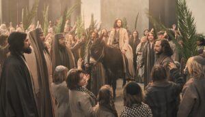 Oberammergau - Bayern -Tyskland - Pasjonsspill - Jesu ankomst til Jerusalem