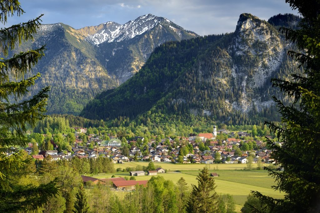 Oberammergau - Pasjonsspill - Landsby - Bayern - Tyskland