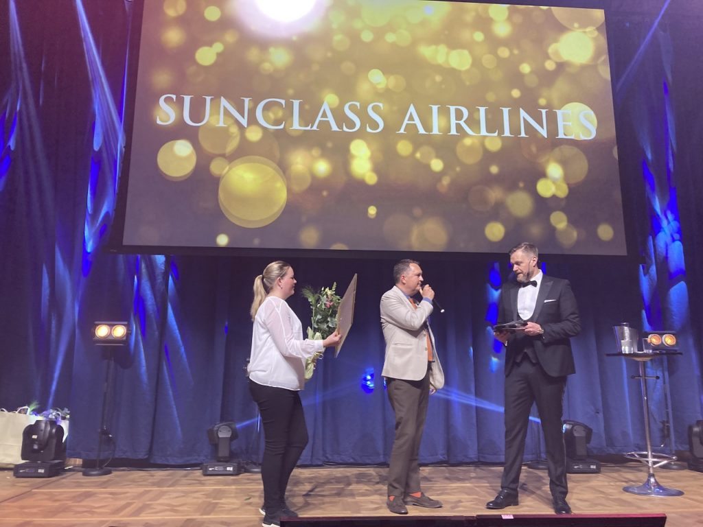 Sunclass Airlines - Grand Travel Awards -Sverige