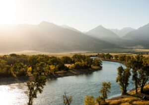 Yellowstone River - Paradise Valley - Livingston - Montana - USA