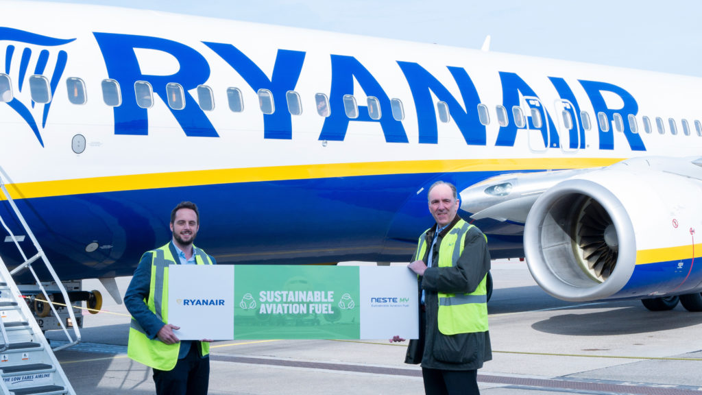 Ryanair - Neste Holland - Partnership - SAF - April 2022