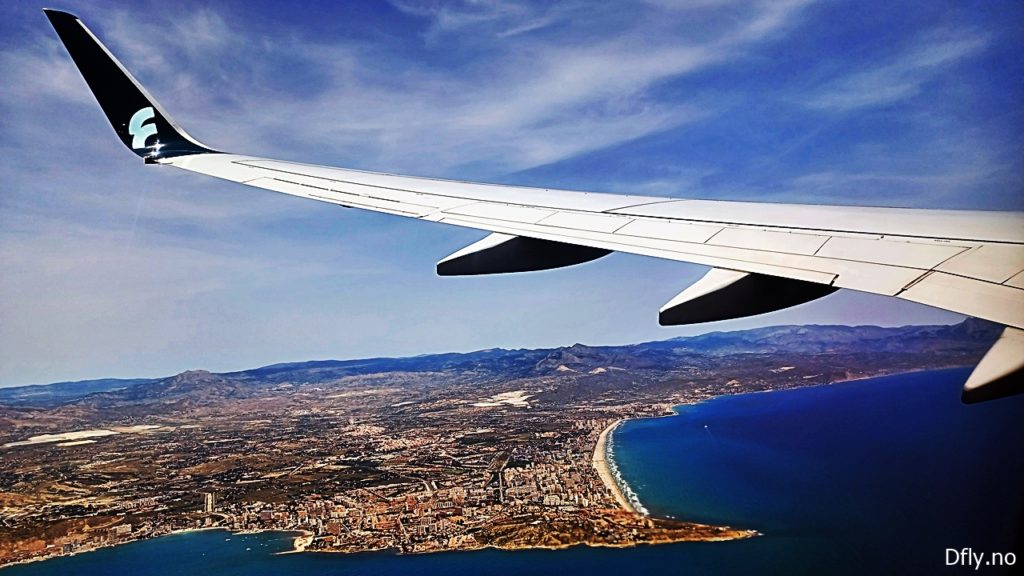 Flyr - Boeing 737-800 - Take off - Alicante - Spania