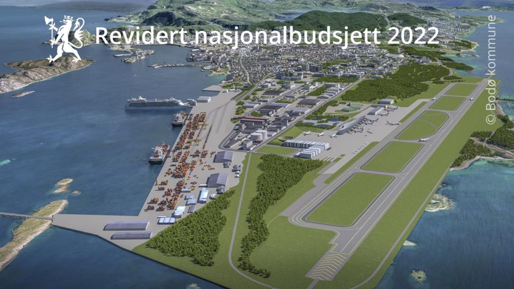 Bodø - Ny lufthavn - Revidert nasjonalbudsjett 2022 