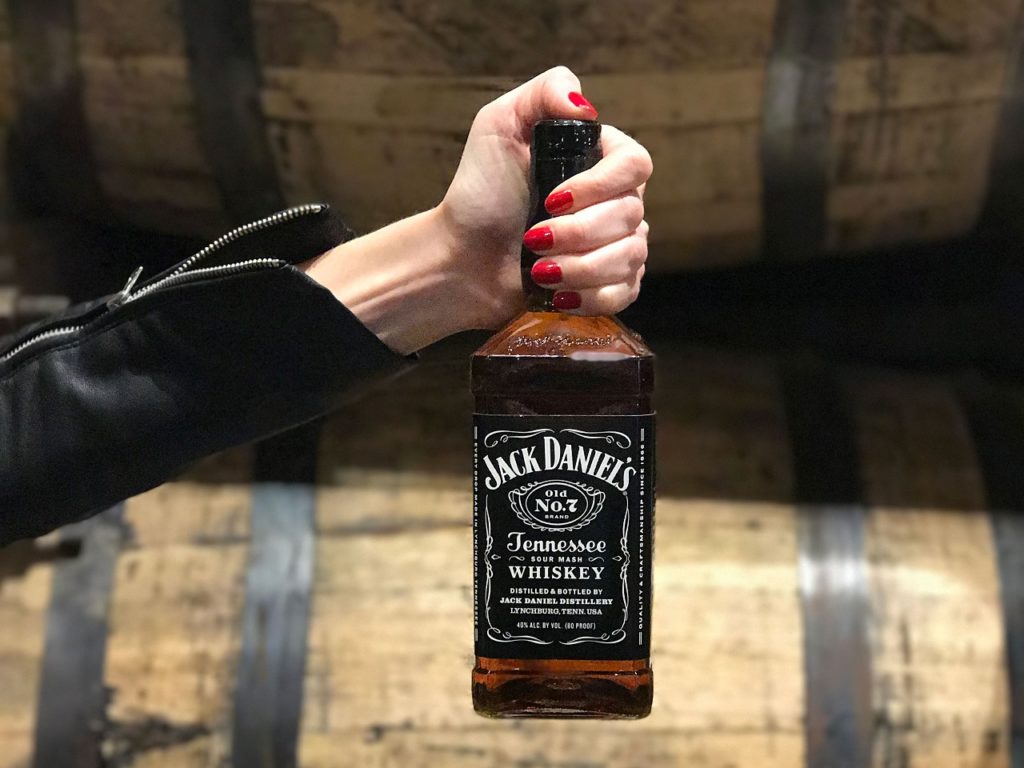 Whiskeyflaske - Jack Daniel Destillery - Lynchburg - Tennessee - USA