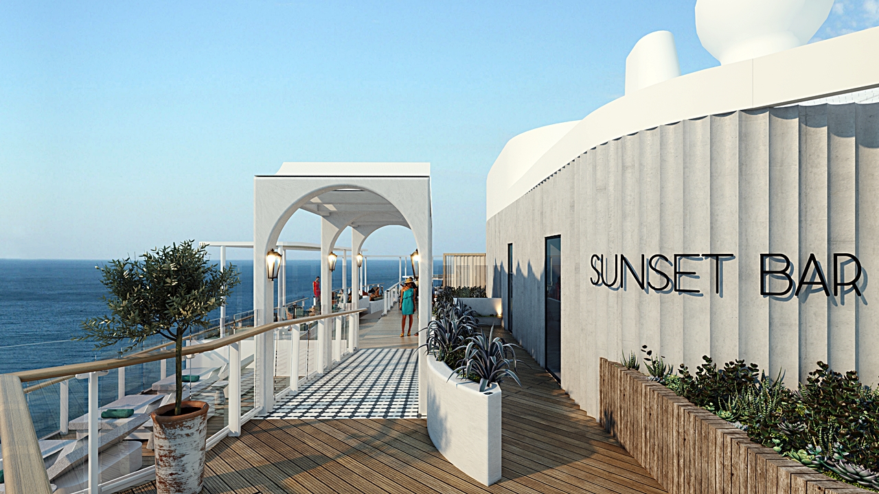Sunset Bar - Celebrity Beyond - Cruiseskip