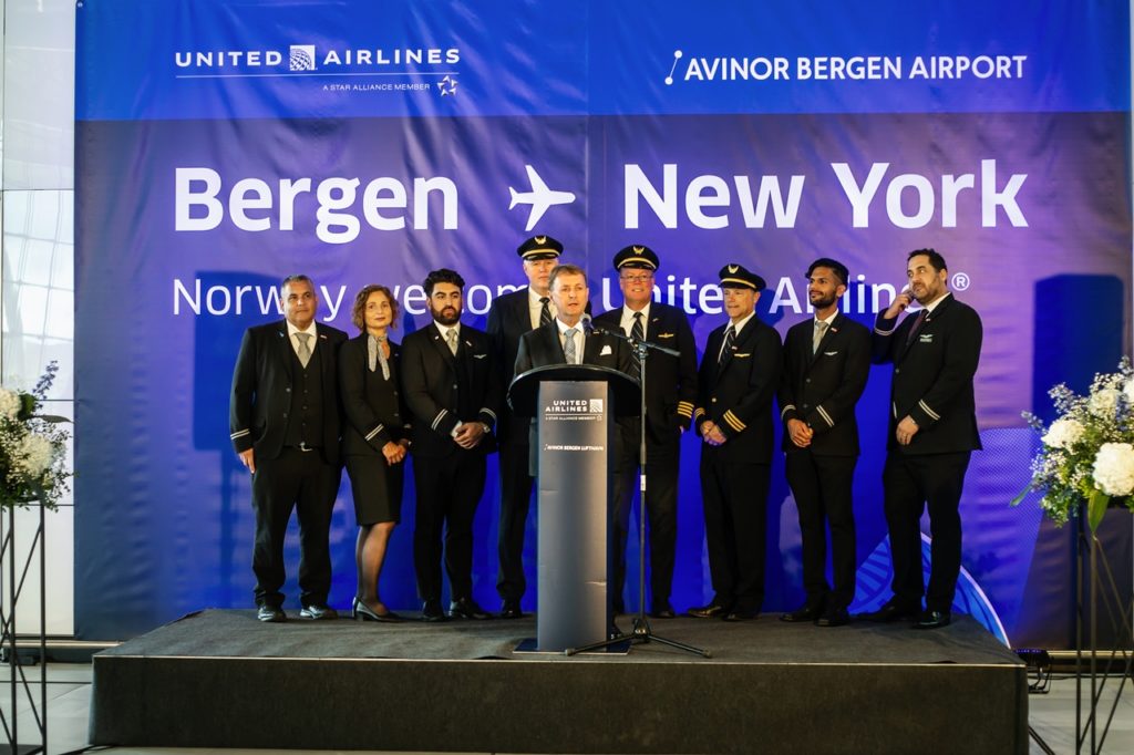 Bergen - New York - United Airlines - Ruteåpning 2022