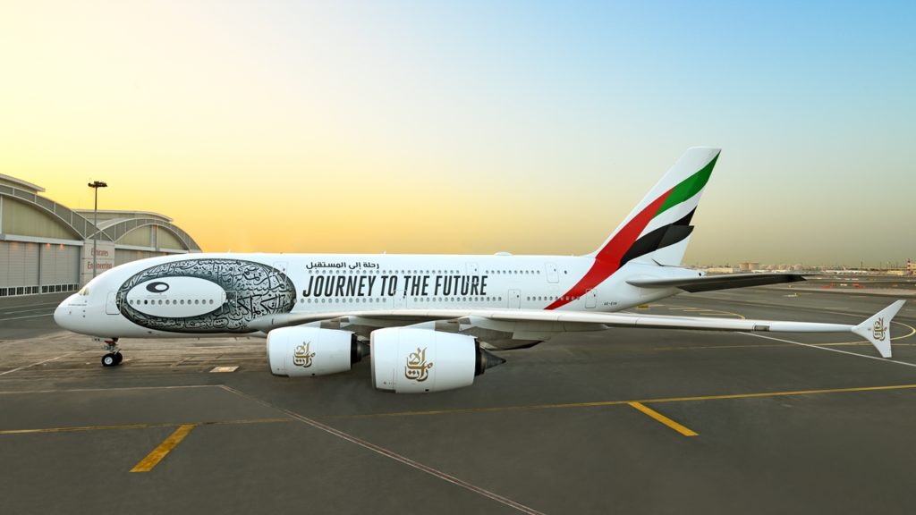 Emirates - Airbus A380 - Museum of the Future livery