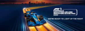 Plakat - Singapore Grand Prix Formel 1 - Singapore Airlines