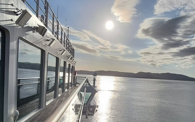 Havila Capella - kveldsol - Kystruten - Bergen - Kirkenes